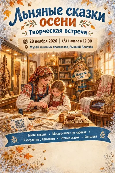 "ЛЬняные сказки осени"