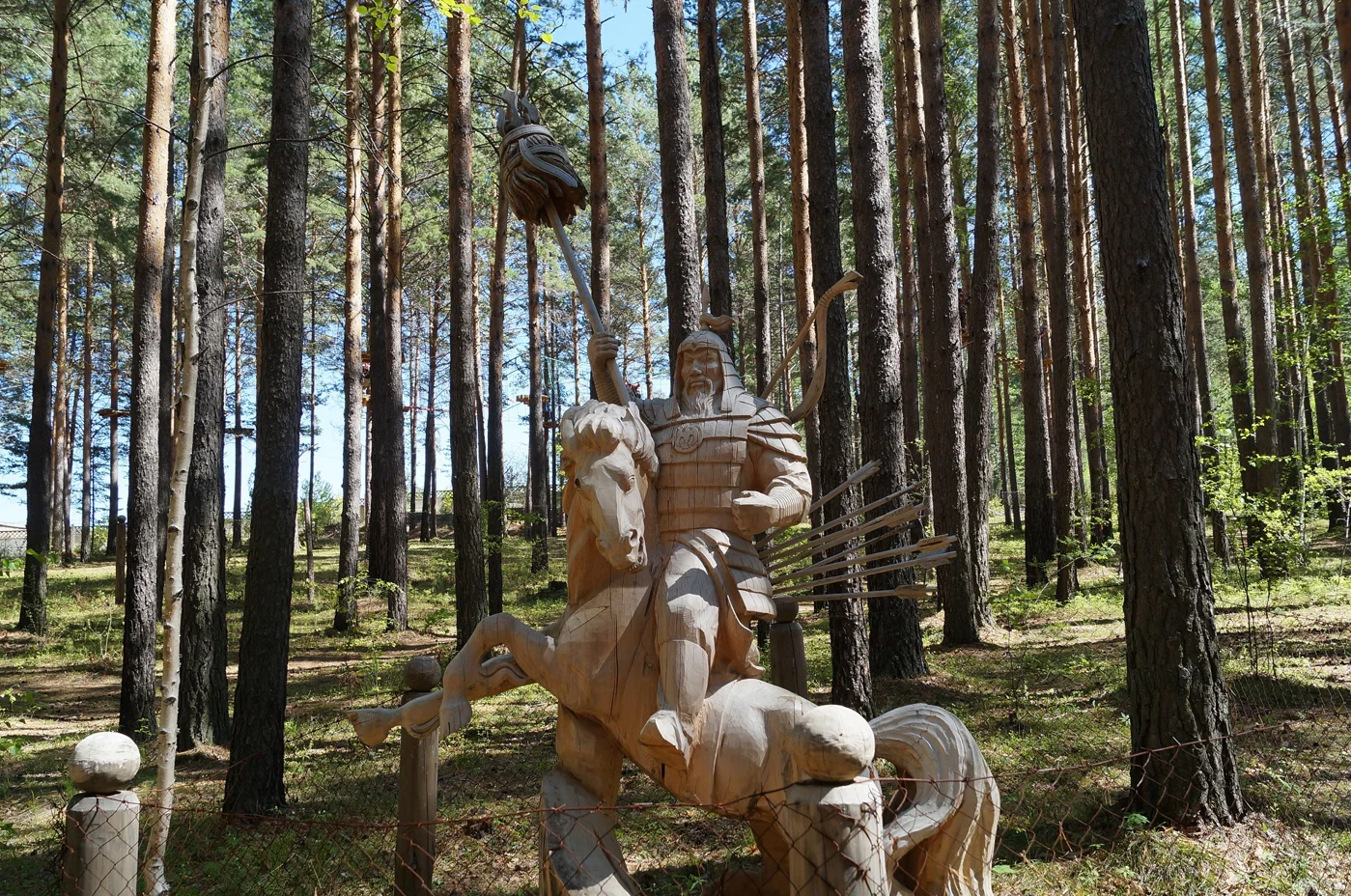 X Международный симпозиум - фестиваль Парковой скульптуры «Лукоморье на Байкале»