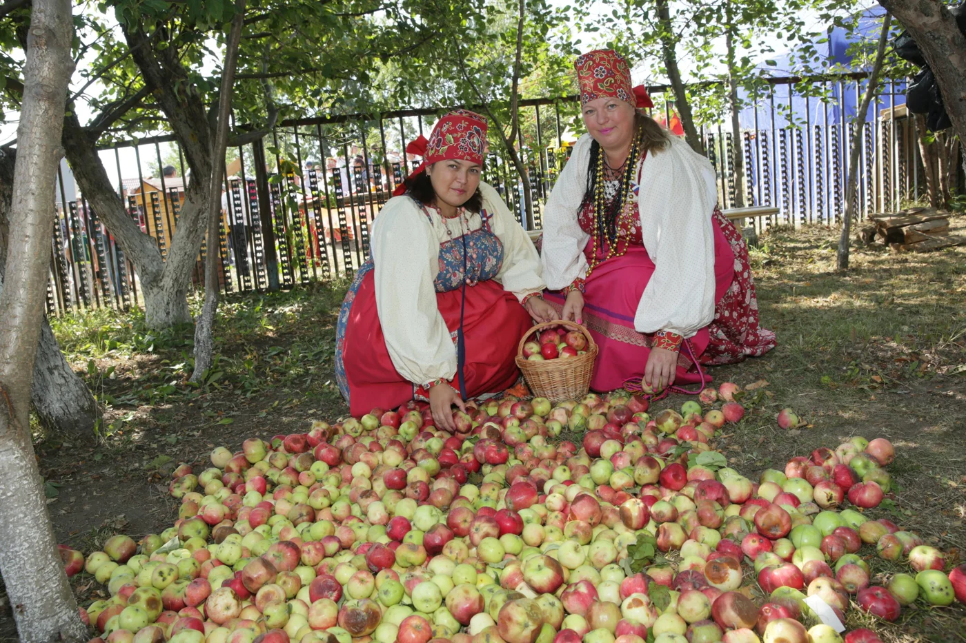 Яблочный спас в селе Красновидово