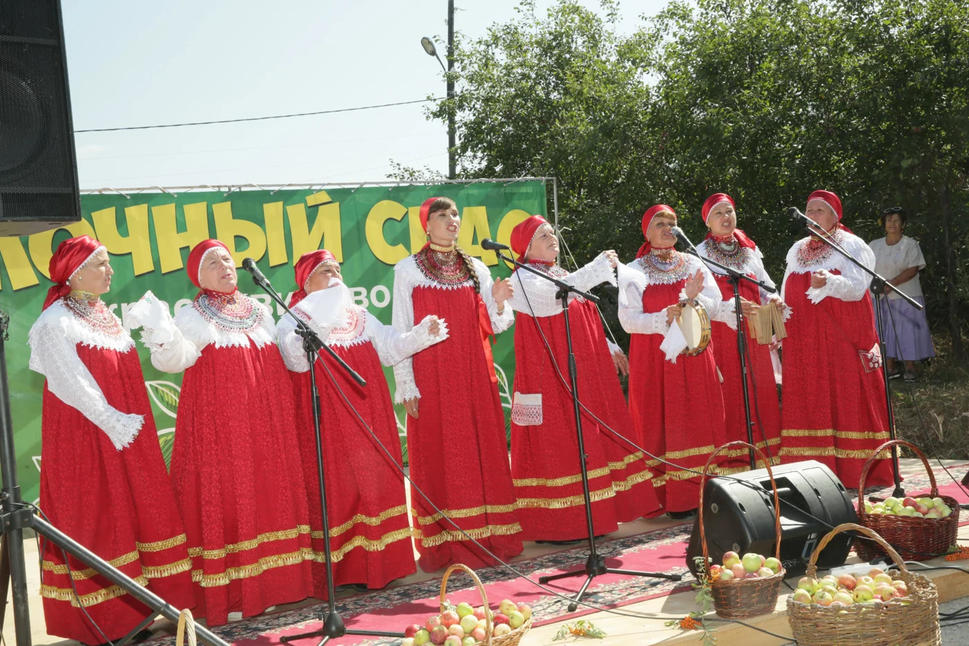 Яблочный спас в селе Красновидово