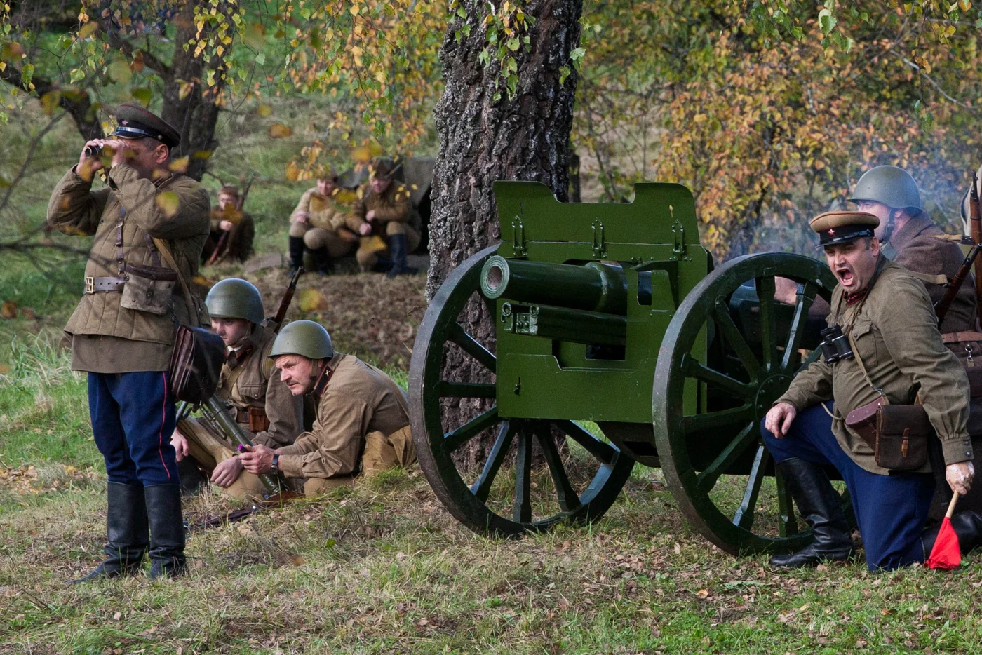 Военно-историческая реконструкция "Красные юнкера"