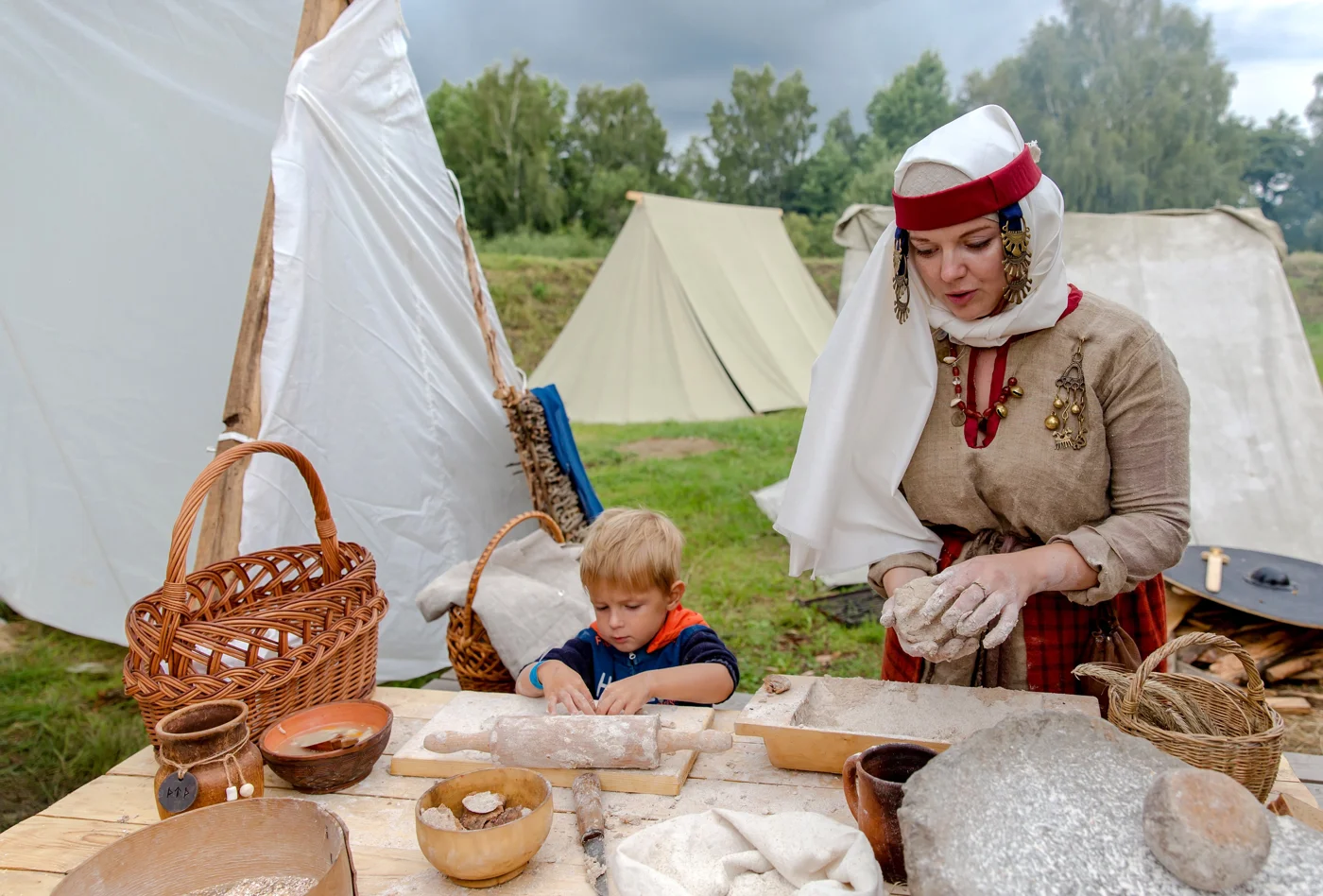 Фестиваль исторической реконструкции эпохи викингов "Кауп"