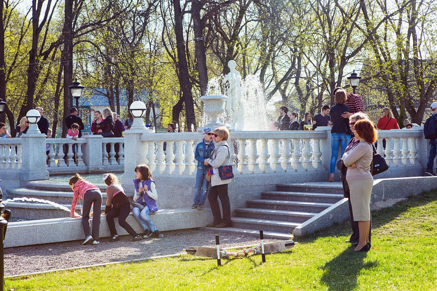 Открытие фонтана в «Усадьбе Асеевых»