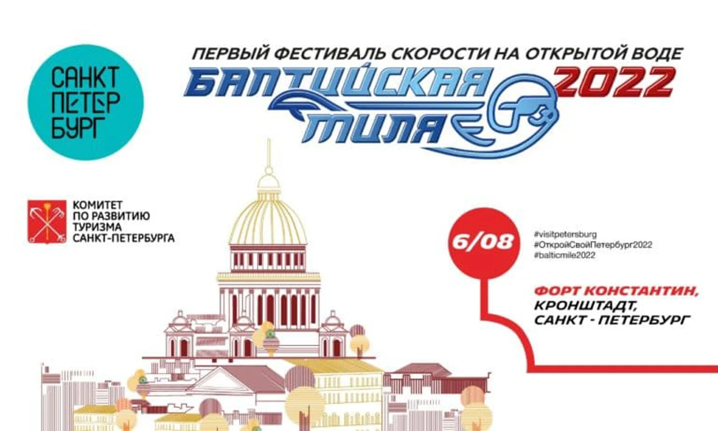Международный фестиваль скорости на открытой воде «Балтийская миля 2022»