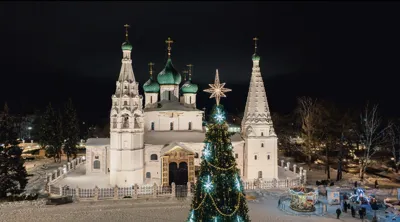 Новогодние гуляния в столице Золотого кольца