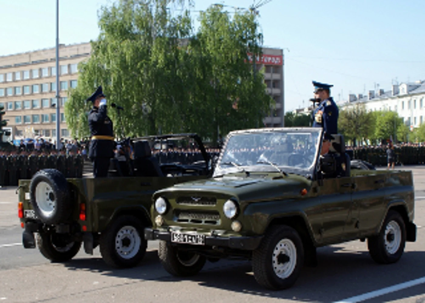 Празднование Дня Победы в городе Орле