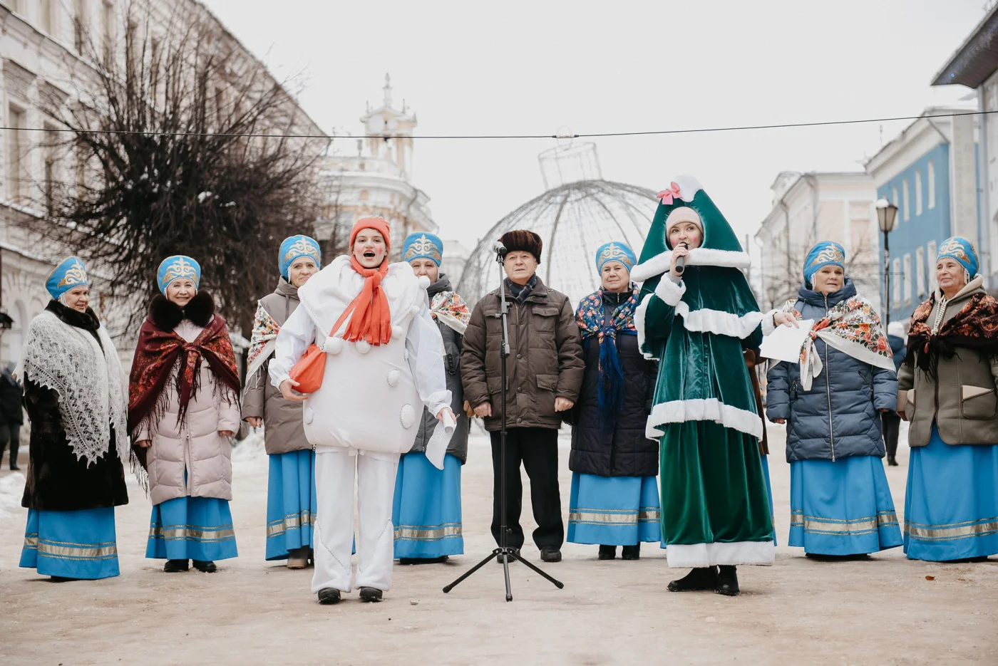 Анимация на Рождественской ярмарке