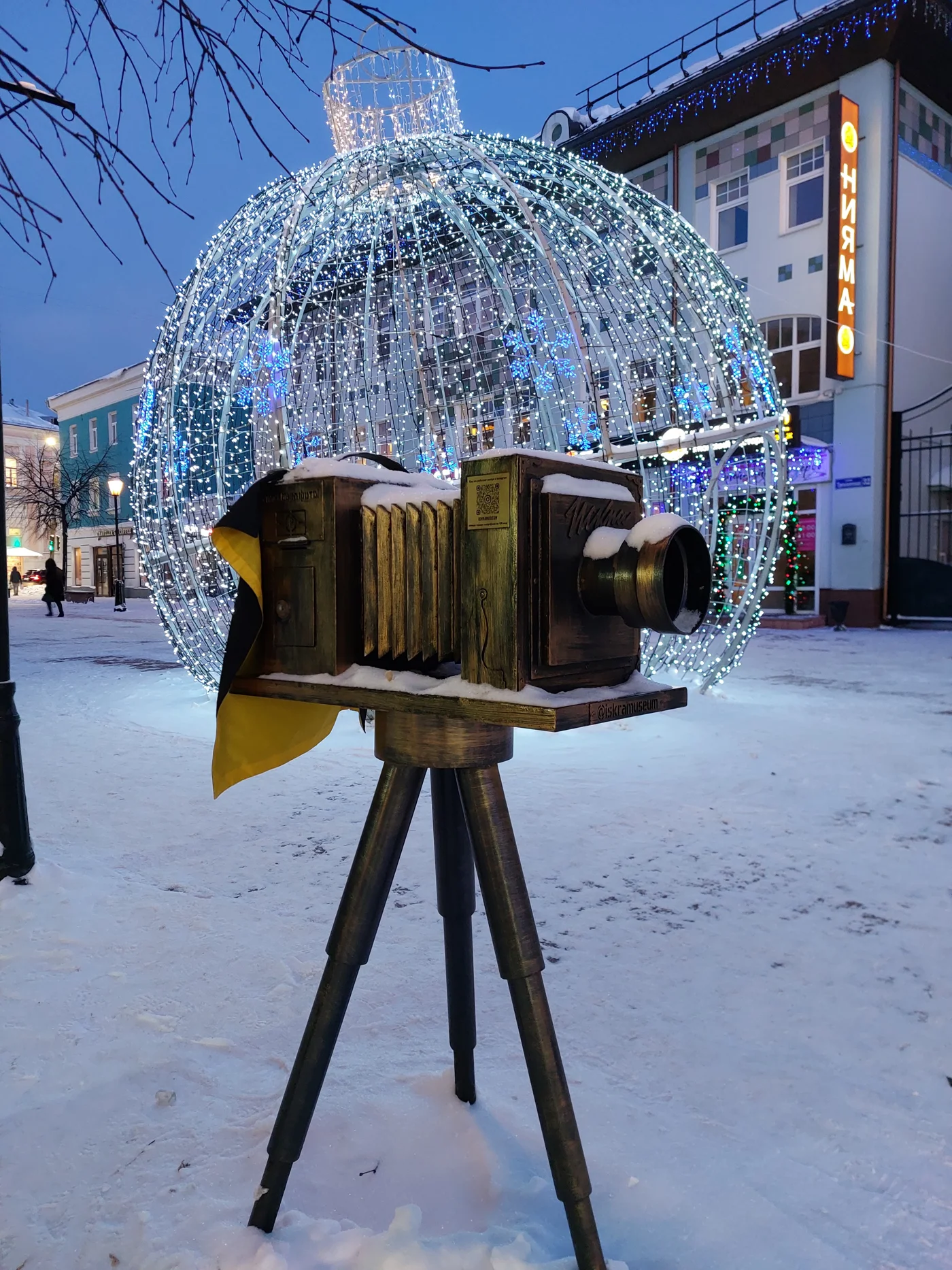 арт-объектЫ "Фотоаппарат" , "Шар"