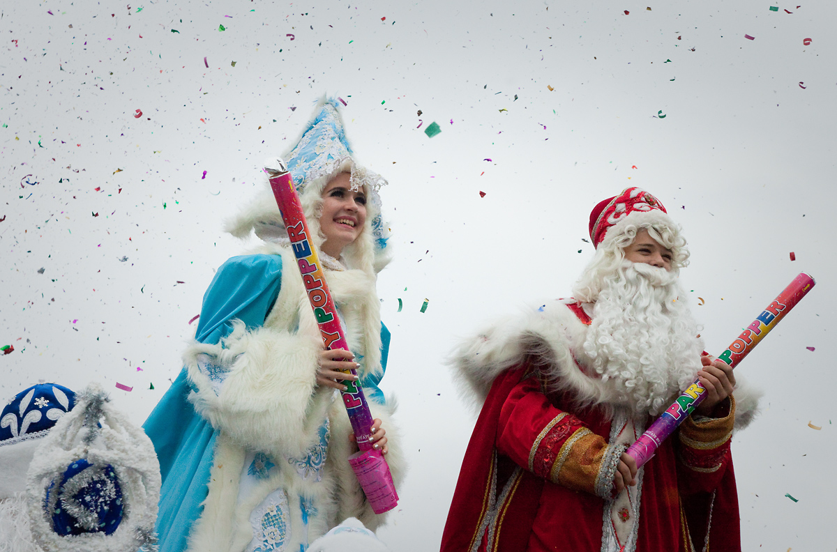 Санта-Клаус отдыхает, на арене – Дед Мороз!