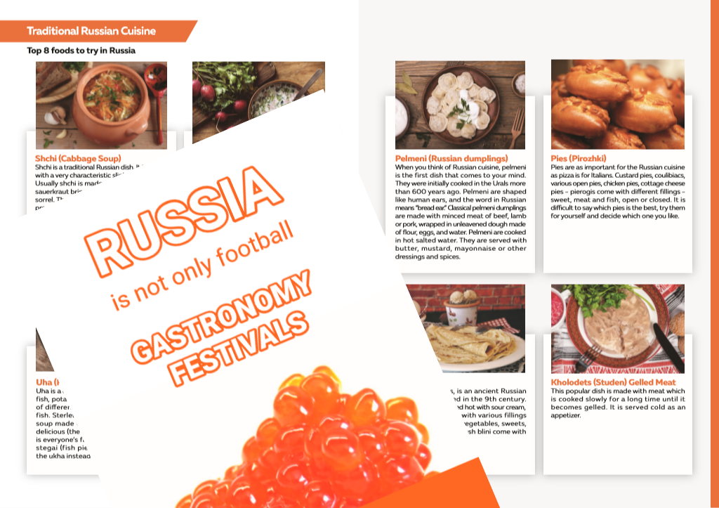 Национальный календарь событий выпустил третий каталог серии 'Россия - не только футбол. Гастрономические фестивали'